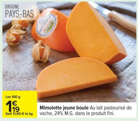 Mimolette jeune boule