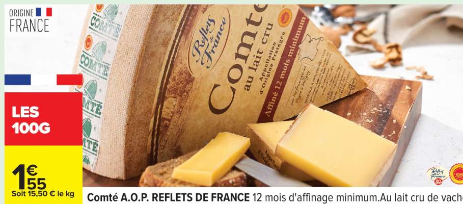 Comté A.O.P. REFLETS DE FRANCE