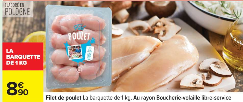 FILET DE POULET