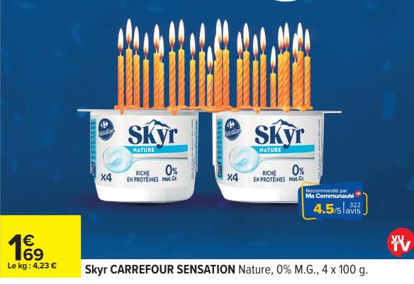 Skyr CARREFOUR SENSATION