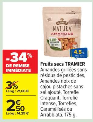 Fruits secs TRAMIER