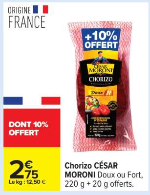 Chorizo César Moroni