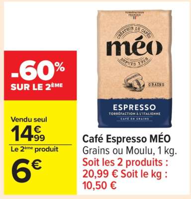 CAFÉ ESPRESSO “MÉO”