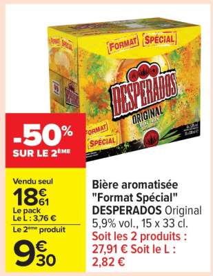 Bière aromatisée "Format Spécial" DESPERADOS Original