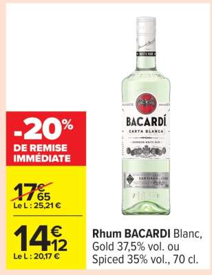 Rhum BACARDI