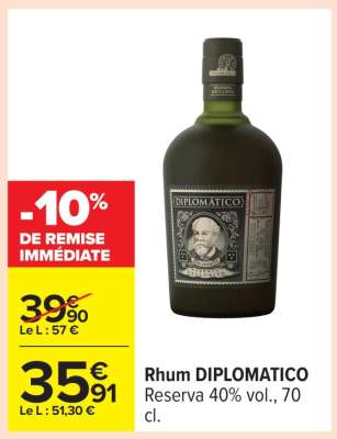 RHUM "DIPLOMATICO"