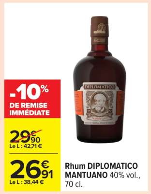 Rhum Diplomatico Mantuano