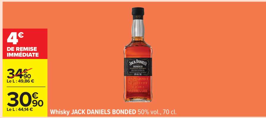 Whisky JACK DANIELS BONDED