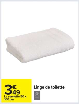 Linge de toilette