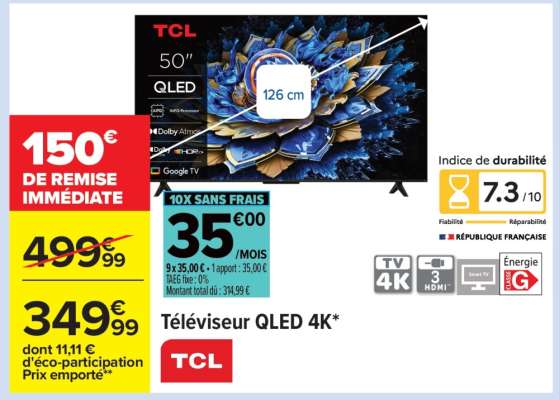 Téléviseur QLED 4K