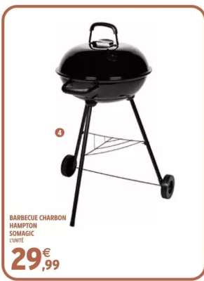 BARBECUE CHARBON HAMPTON SOMAGIC