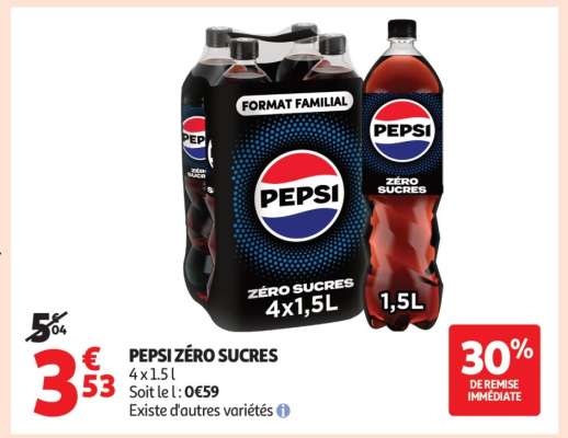 Pepsi Zéro Sucres
