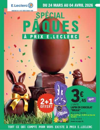 Catalogue E.Leclerc - 24/03/2026 - 04/04/2026.