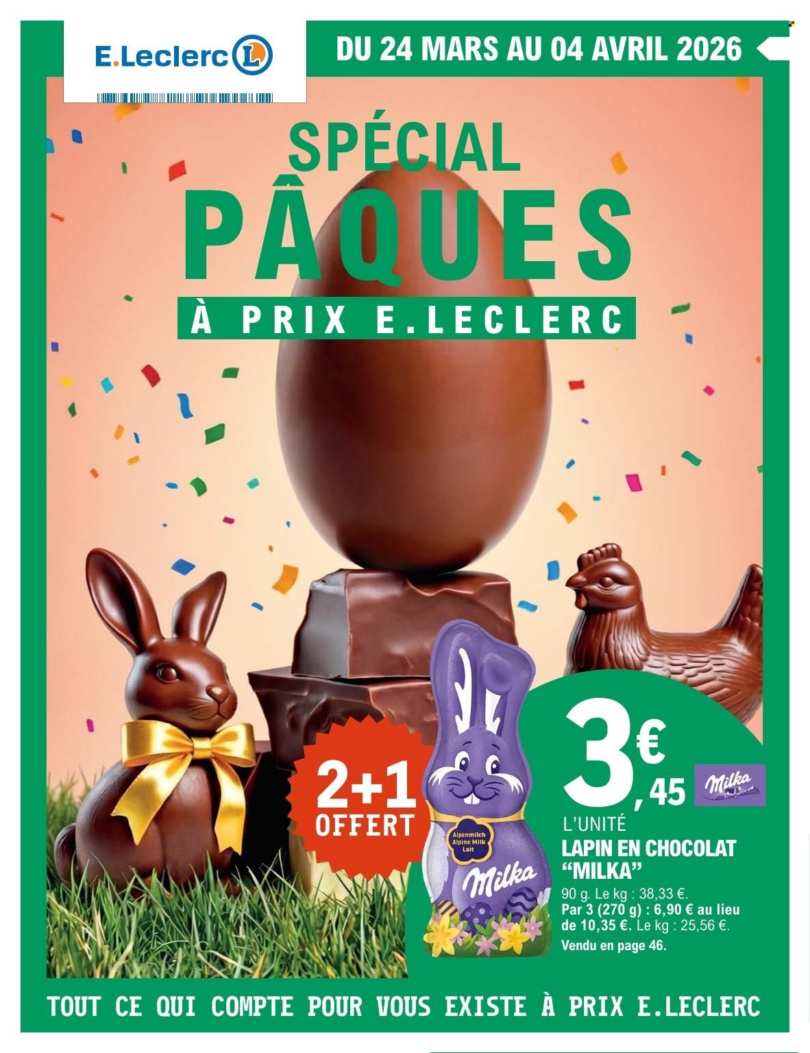 Catalogue E.Leclerc - 24/03/2026 - 04/04/2026. Page 1