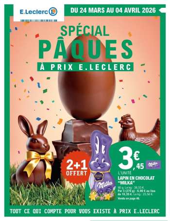 Catalogue E.Leclerc - 24/03/2026 - 04/04/2026.