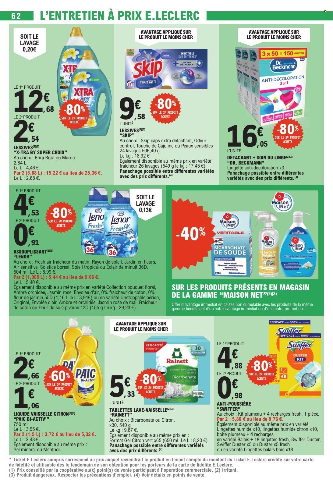 Catalogue E.Leclerc - 24/03/2026 - 04/04/2026. Page 62