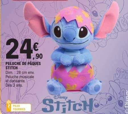 PELUCHE DE PÂQUES STITCH