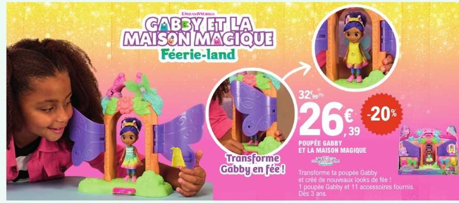 POUPÉE GABBY ET LA MAISON MAGIQUE