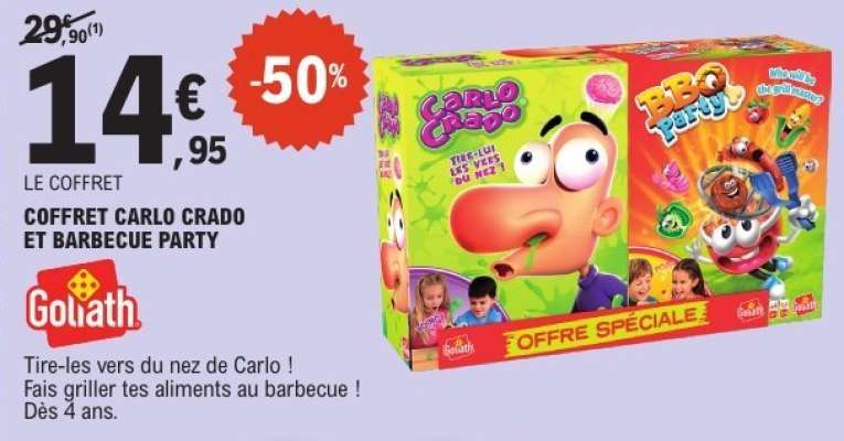 COFFRET CARLO CRADO ET BARBECUE PARTY