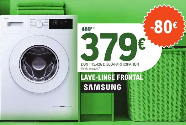 LAVE-LINGE FRONTAL SAMSUNG