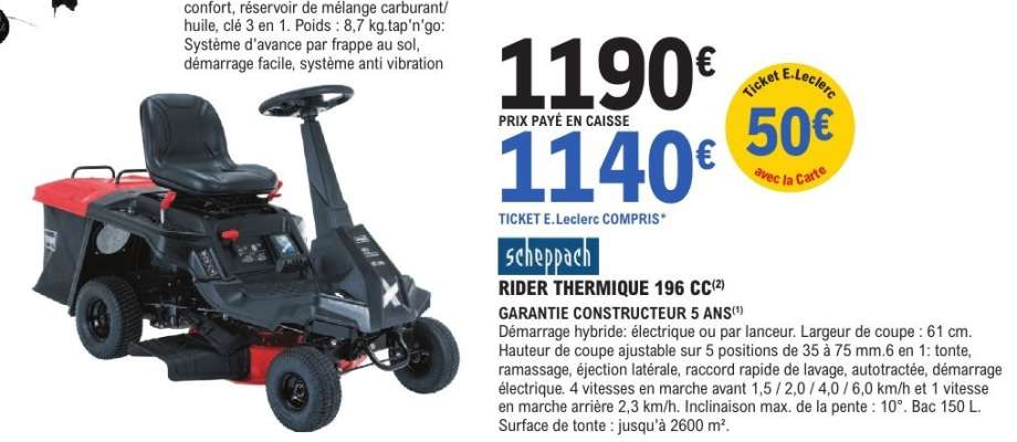 RIDER THERMIQUE 196 CC