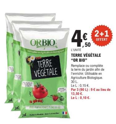 TERRE VÉGÉTALE "OR BIO"