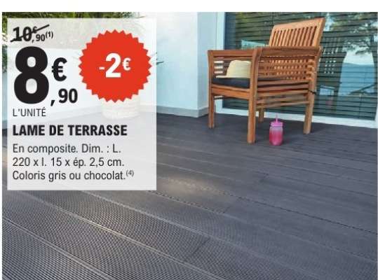 LAME DE TERRASSE