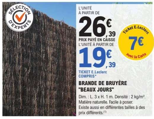 BRANDE DE BRUYÈRE "BEAUX JOURS"