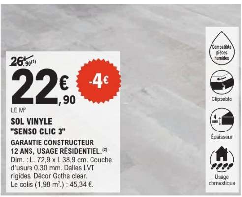 SOL VINYLE "SENSO CLIC 3"