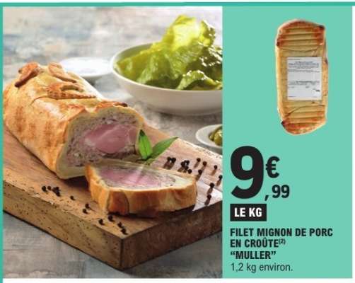FILET MIGNON DE PORC EN CROÛTE "MULLER"