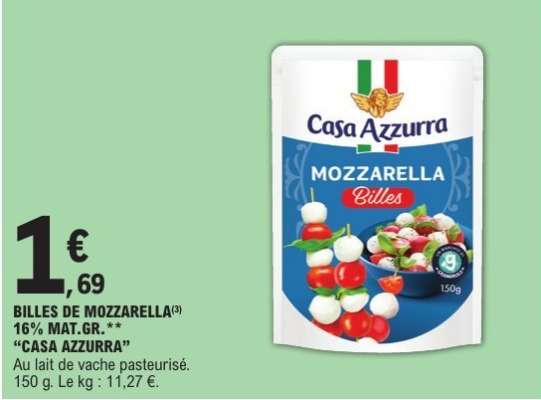 Billes de Mozzarella