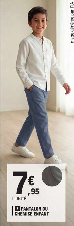 PANTALON OU CHEMISE ENFANT