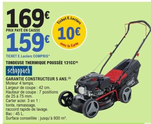 Tondeuse Thermique Poussée 131CC