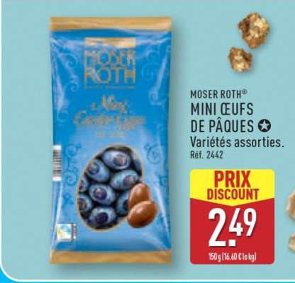 MOSER ROTH Mini Oeufs de Pâques