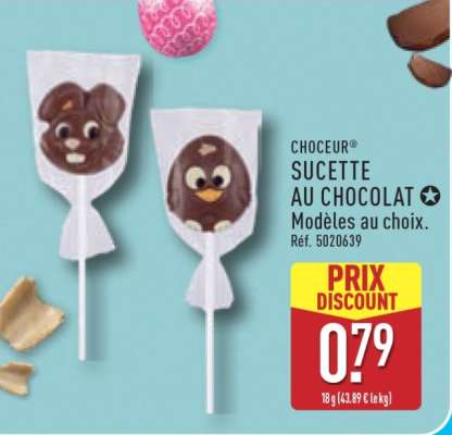 CHOCEUR SUCETTE AU CHOCOLAT