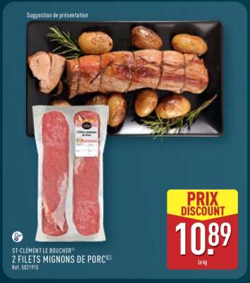 2 filets mignons de porc