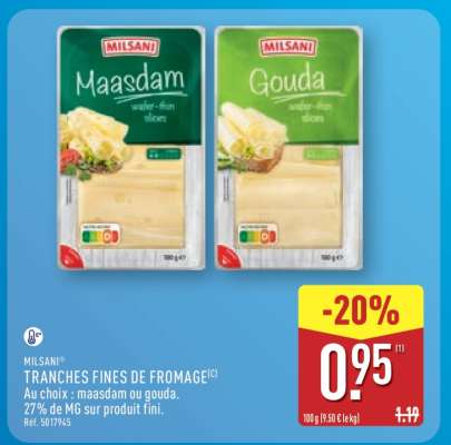 MILSANI TRANCHES FINES DE FROMAGE