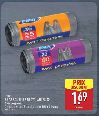 Sacs poubelle recyclables