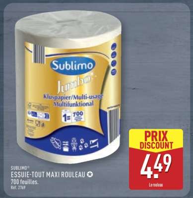 SUBLIMO ESSUIE-TOUT MAXI ROULEAU