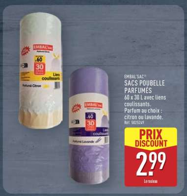 EMBAL'SAC® SACS POUBELLE PARFUMÉS