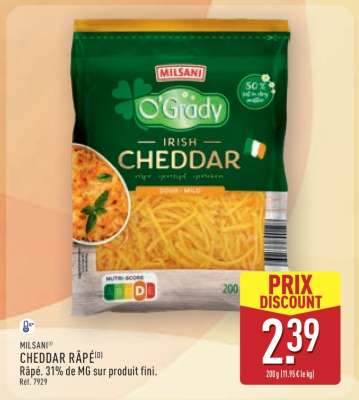 MILSANI CHEDDAR RÂPÉ