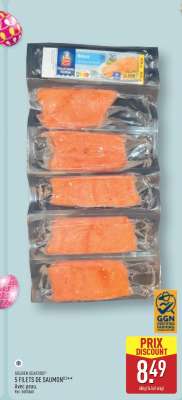 GOLDEN SEAFOOD 5 FILETS DE SAUMON