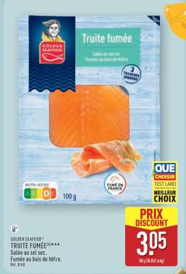 GOLDEN SEAFOOD® TRUITE FUMÉE