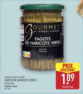 GOURMET FINEST CUISINE FAGOTS DE HARICOTS VERTS