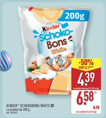 Kinder Schokobons White