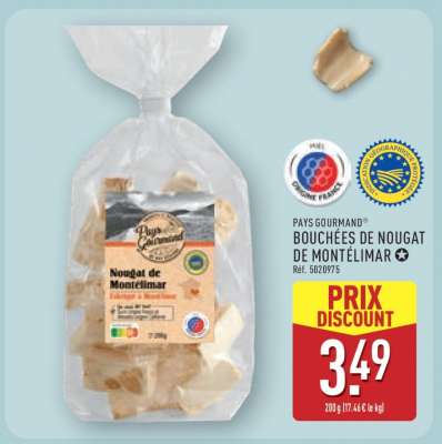 PAYS GOURMAND BOUCHÉES DE NOUGAT DE MONTÉLIMAR