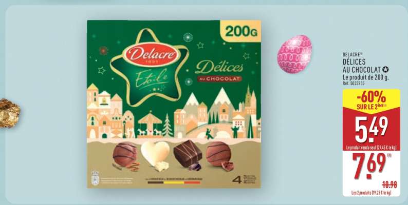 DELACRE DÉLICES AU CHOCOLAT