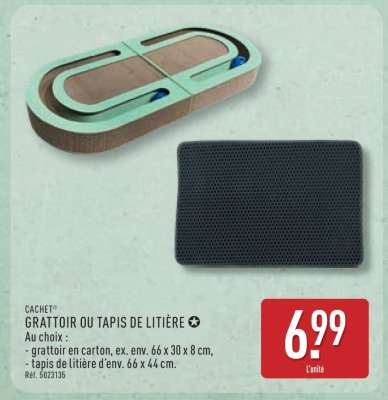 GRATTOIR OU TAPIS DE LITIÈRE