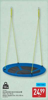 Balançoire nid d'oiseau