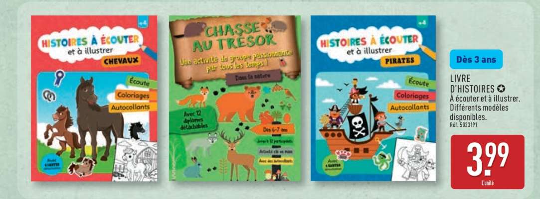 LIVRE D'HISTOIRES